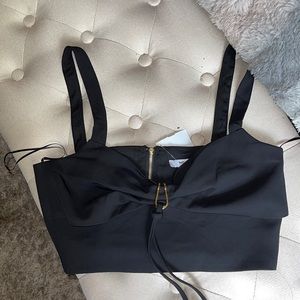 Black Crop Top